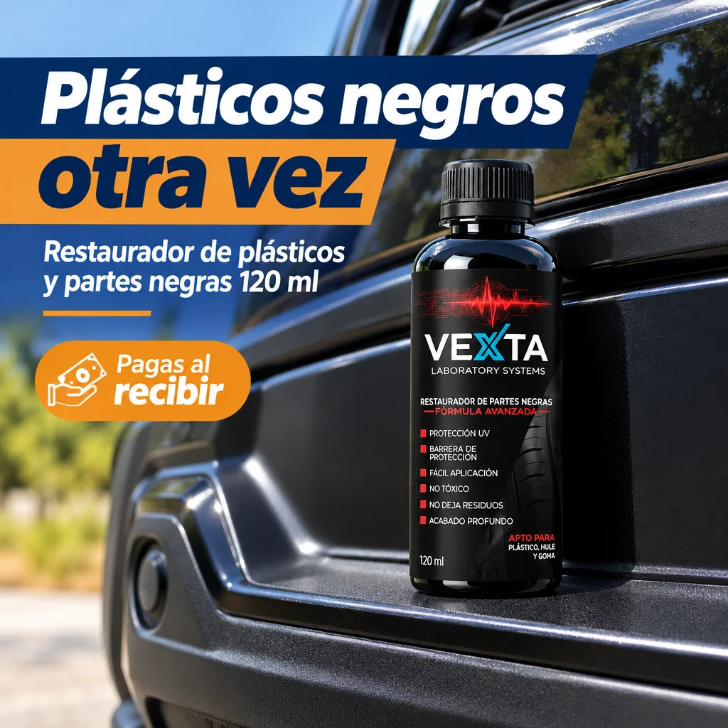 Restaurador de Plásticos y Partes Negras del Carro 120 ml
