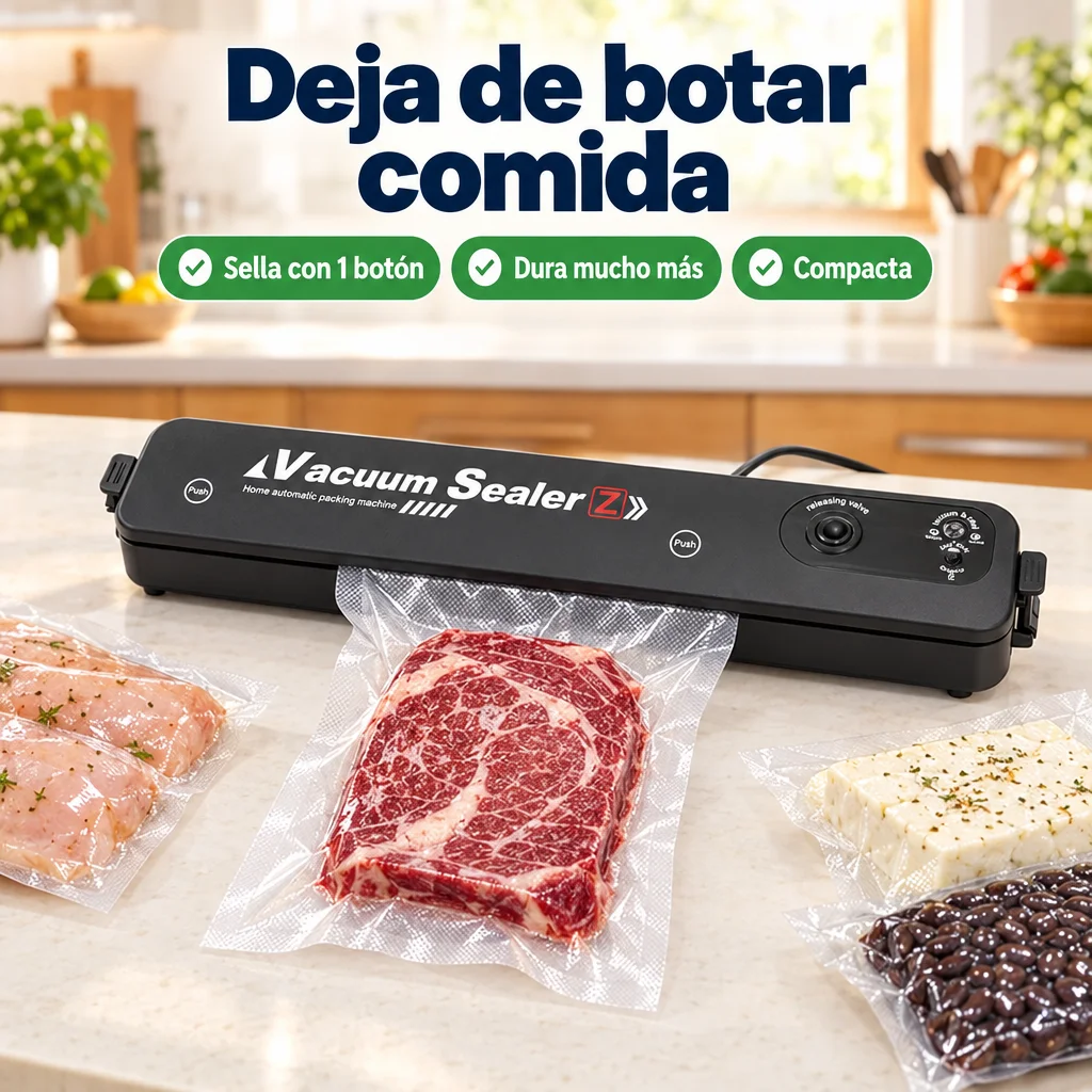Selladora al Vacío Automática para Alimentos